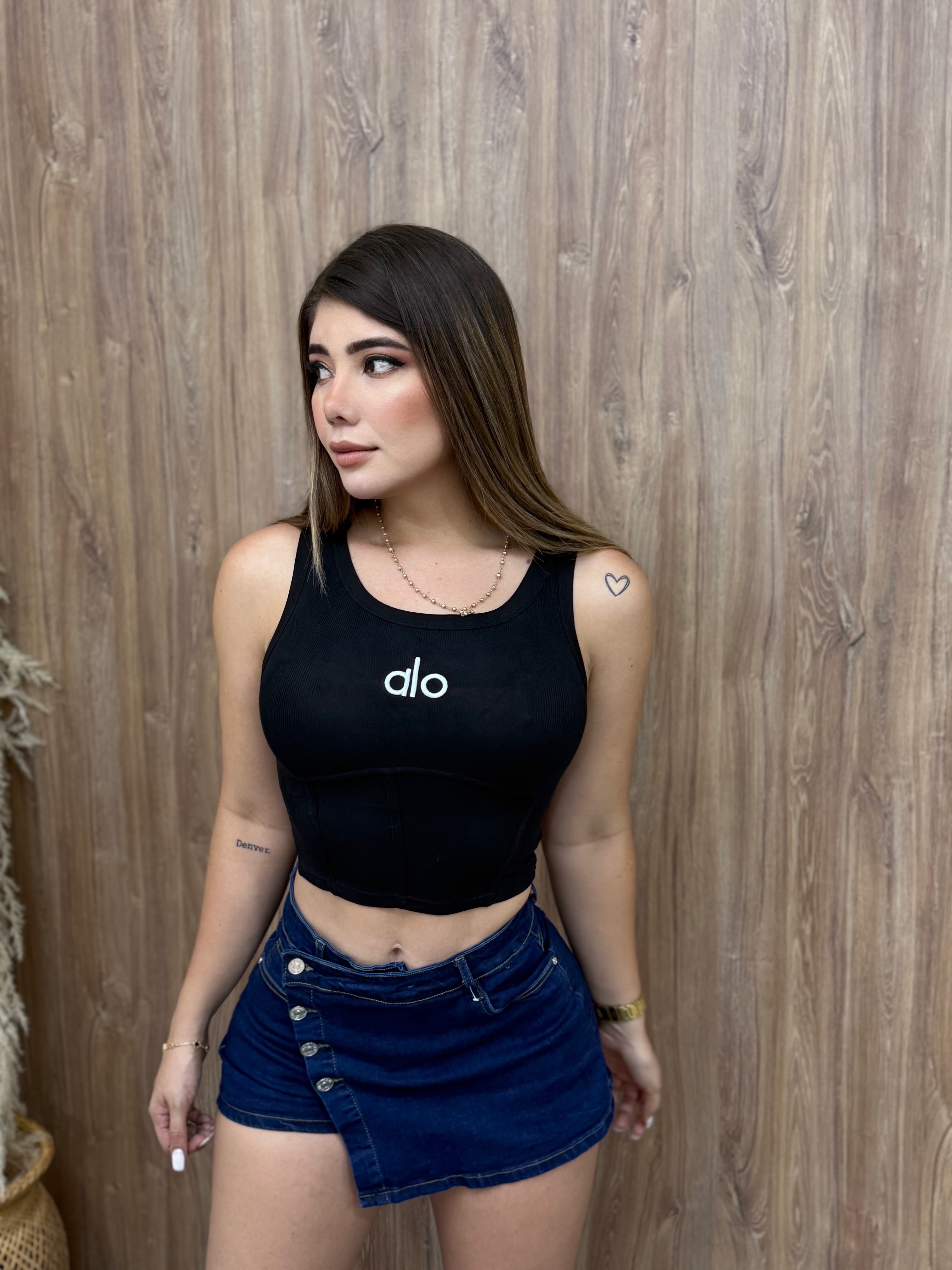 CROP TOP, DEPORTIVO ALO MANGA SISA