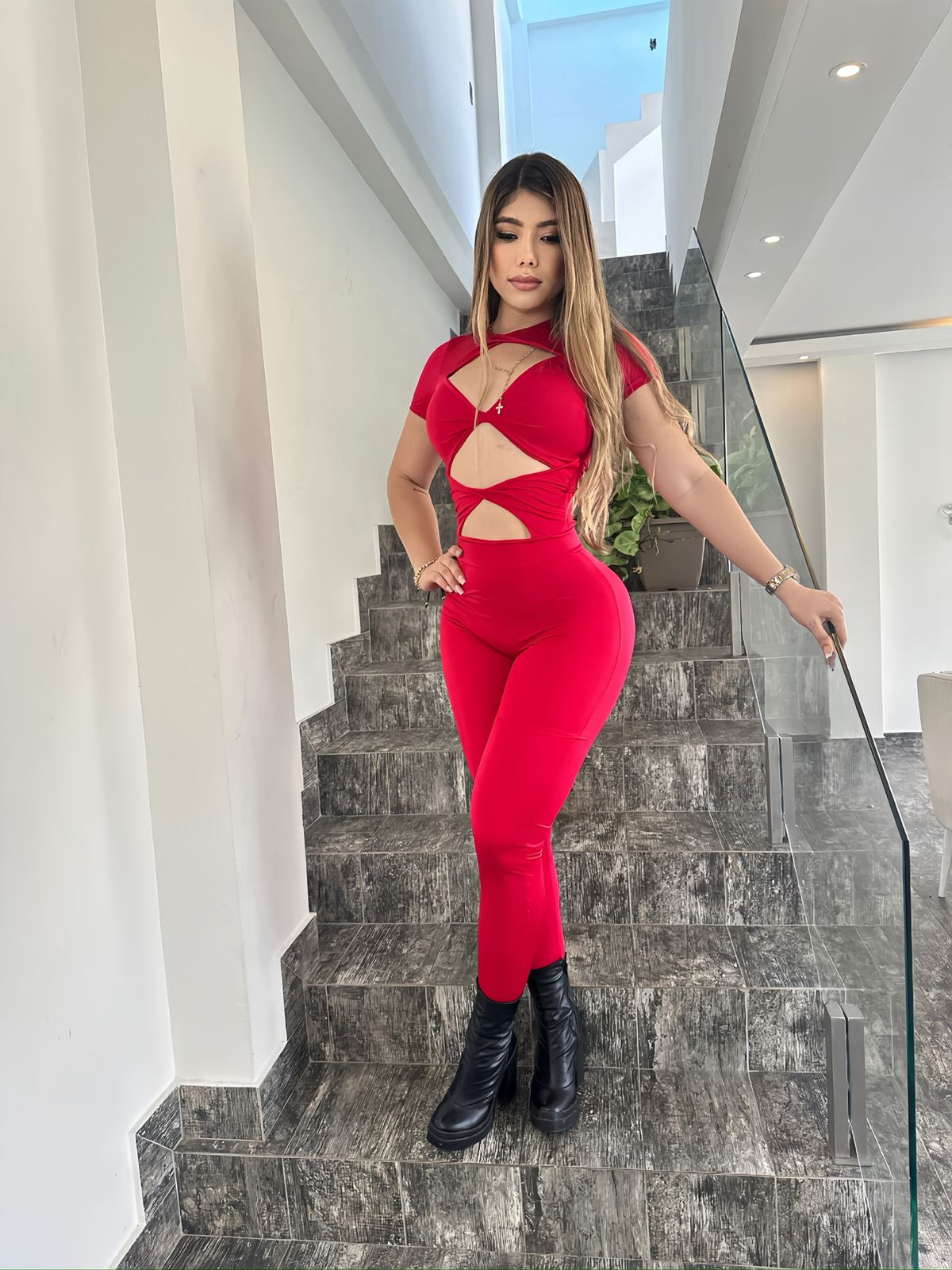 ENTERIZO MANGA CRUZADO SENOS BOTA TUBO