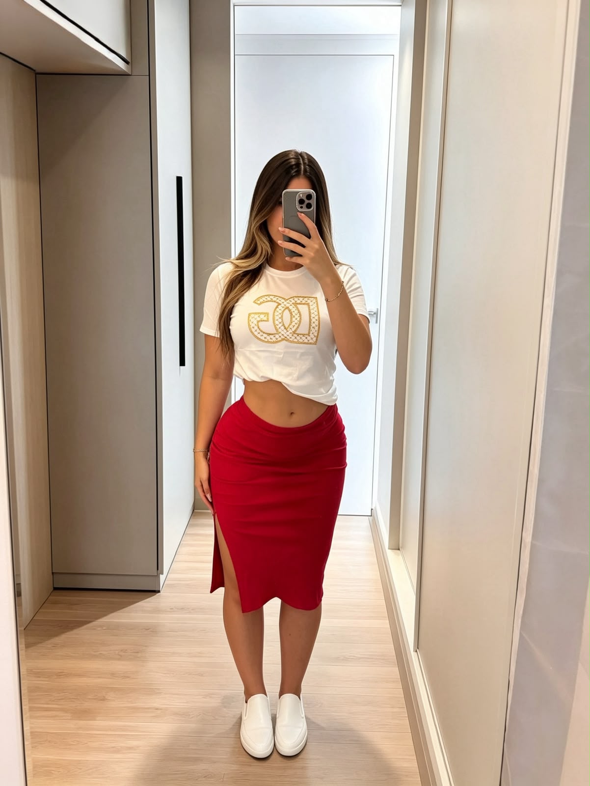 FALDA LARGA RIB